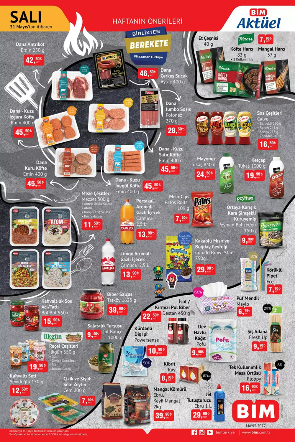 BİM aktüel kataloğunda kırmızı et ürünlerinde çılgın fiyatlar! BİM aktüel ürünler kataloğu 31 Mayıs 2022 fiyat listesi