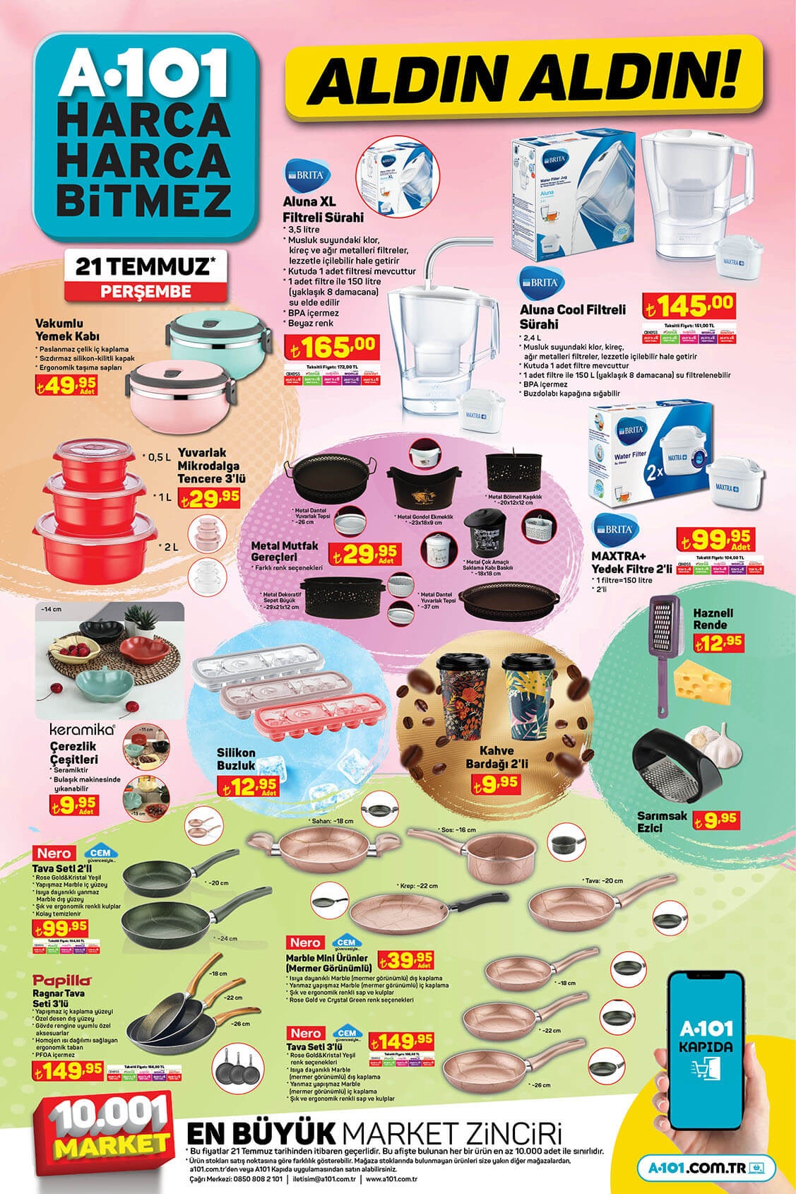 A101 21 Temmuz Perşembe aktüel ürünler kataloğu: Çaykur çay ve tavuk etinde şok fiyat! İşte 21 Temmuz 2022 fiyat listesi